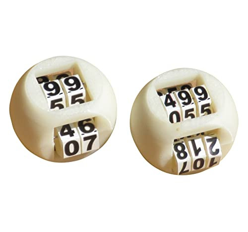 Uniqus The Unbelievable D-100 and D-500 Dou Two Patent Dice Set. D-100 displays Numbers from 0 to 99 and D-500 displays Numbers from 0 to 499. by Dream Dice Games.