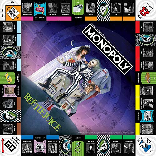USAOPOLY Monopoly Beetlejuice Board Game Based on The 80’s Fantasy Film Beetlejuice Officially Licensed Beetlejuice Merchandise Themed Classic Monopoly Game