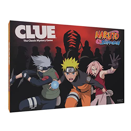 USAOPOLY CLUE: Naruto Solve The Mystery in This Collectible Clue Game Featuring Characters & Locations from The Anime TV Show Naruto Officially-Licensed Naruto TV Show Game & Merchandise