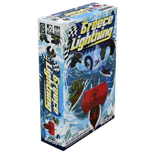 WizKids Greece Lightning Greek Hydra Regatta Race Board Game WizKids