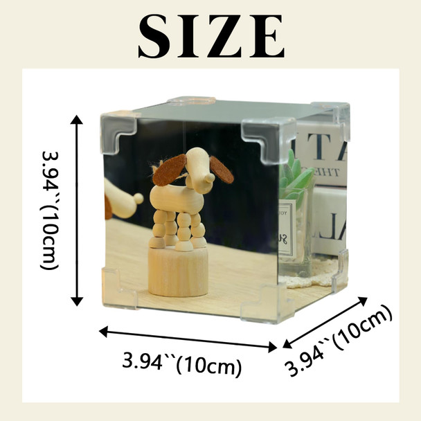 Drawelry DIY Tulip Cube Mirror Lamp 21 Flower DIY Handmade Night Light for Bedroom Gifts for Teen Girls Gifts for Mom Tulip Cube Mirror Night Light Pink