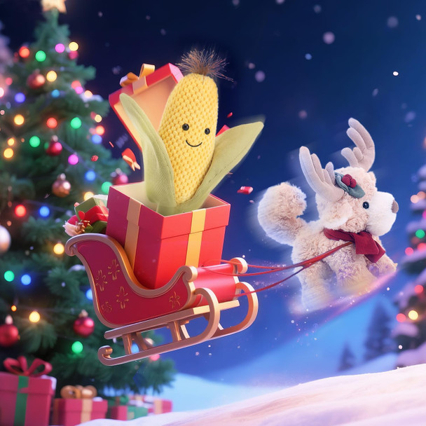 Apricot Lamb Food Toys Food Plushies Plush Fresh Corn Stuffed Animal Soft Cuddly Perfect For Child