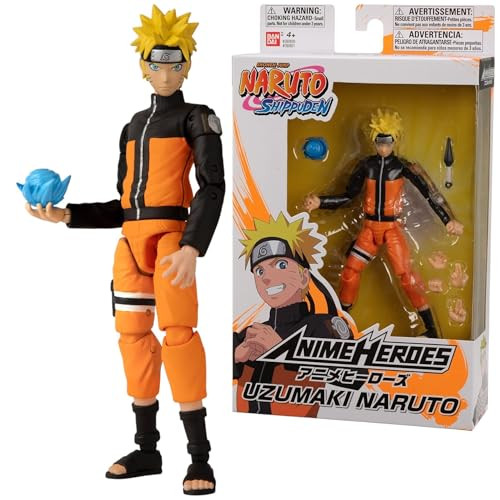 Bandai 36902 Anime Heroes-Naruto 15Cm Uchiha Sasuke-Action Figures