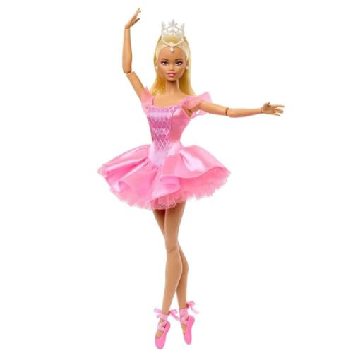 Barbie Signature Ballet Wishes Doll, Collectible Fashion Doll In Satiny, Pink Tutu With Blonde Hair And able Packaging