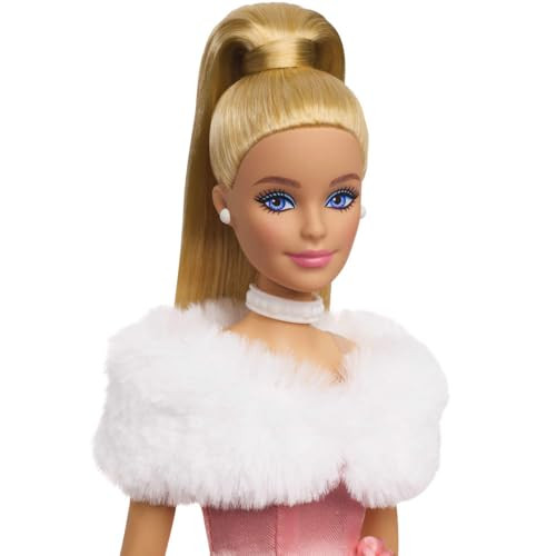 Barbie Enchanted Evening Fashion Doll In Pink Dress, Mattel Replay The Classics Collection