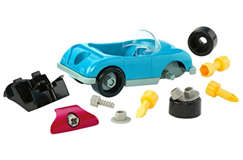 Battat Battat Take-A-Part Toy Vehicles Roadster Sky Blue