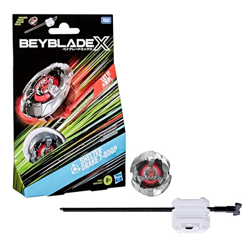 Beyblade Hasbro Beyblade X Shelter Drake 7-80Gp Bx Starter Pack Spinning Top And Starter