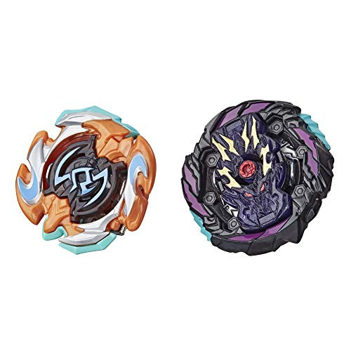 Beyblade Bey Blade Burst Rise Hypersphere Dual Pack Dusk Balkesh B5 And Right Artemis A5-1 Left-Spin And 1 Right-Spin Battling Top Toy, 8 And Up
