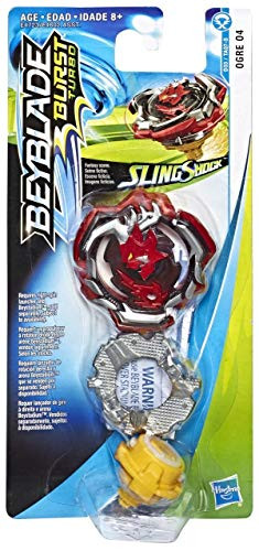 Beyblade Burst Turbo Slingshock Ogre O4 Single Battling Top, Right-Spin Attack Type, Age 8+