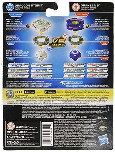 Beyblade Dragoon Storm And Dranzer S Spinning Top