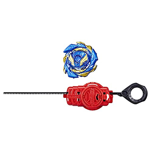 Beyblade Burst Quaddrive Salvage Valtryek V7 Spinning Top Starter Pack - Attack/Stamina Type Battling Game With Launcher, Toy For Kids