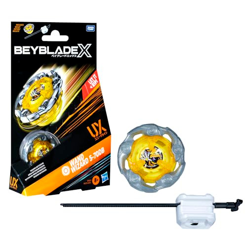 Beyblade X Starter Pack Wand Wizard 5-70Db Ux With Spinning Top And Launcher