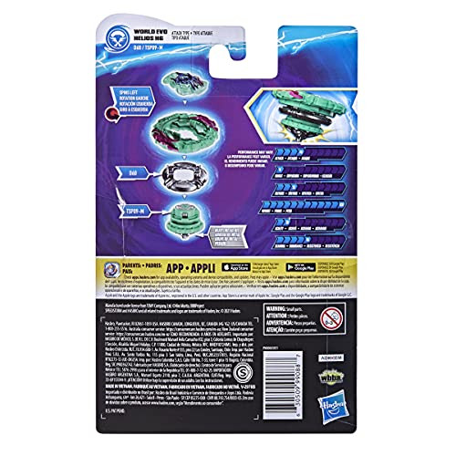 Beyblade Bey Blade Burst Surge Speedstorm World Evo Helios H6 Spinning Top Starter Pack Ãƒæ’Ã‚¢Ãƒ¢Ã¢‚¬Å¡Ã‚¬Ãƒ¢Ã¢Š¬Ã…Œ Attack Type Battling Game Top With Launcher, Toy For Kids