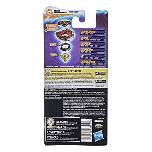 Beyblade Bey Blade Burst Surge Speedstorm Brave Roktavor R6 Spinning Top Single Pack - Stamina Type Battling Game Top, Toy For Kids Ages 8 And Up