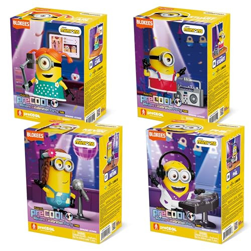 Blokees  Precool- Minions-Series 2 Celebration Party  Build - Play - Collect