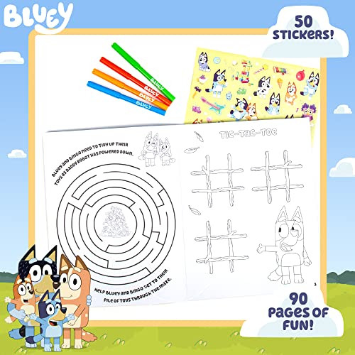 Bluey Coloring & Activity Book Coloring Book Activity For Kids Ages 3 & Up Ãƒæ’Ã‚¢Ãƒ¢Ã¢‚¬Å¡Ã‚¬Ãƒ¢Ã¢Š¬Ã…Œ Includes Stickers For Kids