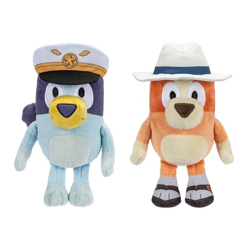 Bluey Heeler Family Stuffed Animal Set Of 4, 7-8Ãƒæ’Ã‚¢Ãƒ¢Ã¢‚¬Å¡Ã‚¬ÃƒŠã‚, Soft, Bingo, Bandit, And Chilli Plush Figure Toys, Cuddly Plush Toys For Kids Ages 3+