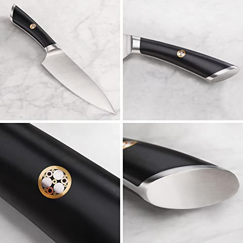 Cangshan Elbert Series German Steel Forged Chef'S Knives (Black, 6-Inch)