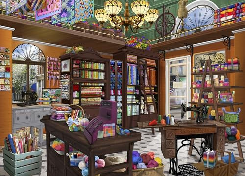 Ceaco - Ez 2 Hold - Bigelow - Spools N Bolts - 500 Piece Puzzle For Adults - Challenging And Perfect For Game Nights - Finished Puzzle Size 21.25 X 15