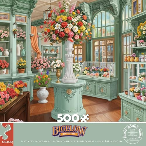 Ceaco - Bigelow - Store Interior - 500 Piece Puzzle For Adults - Challenging And Perfect For Game Nights - Finished Puzzle Size 21.25 X 15