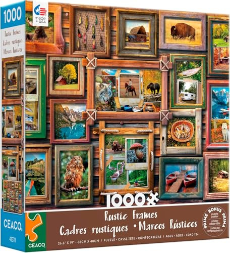 Ceaco - Rustic Frames - 1000 Piece Jigsaw Puzzle