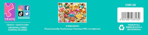 Ceaco - Cakes & Ice Cream - 500 Larger Sized Piece Jigsaw Puzzle