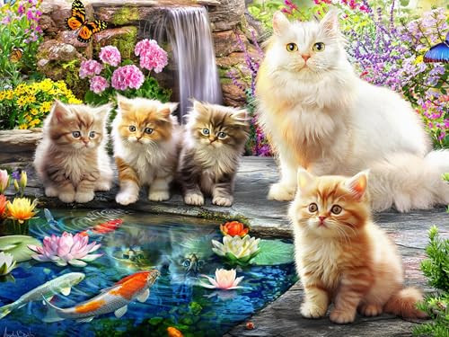 Ceaco - A Purrfect Day - 500 Piece Jigsaw Puzzle
