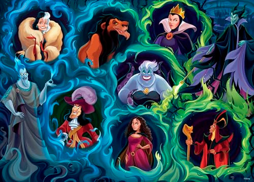Ceaco - Disney - Villains - 1000 Piece Jigsaw Puzzle For Adults - Challenging Puzzle Perfect For Game Nights - Finished Size Is 26.5 X 19