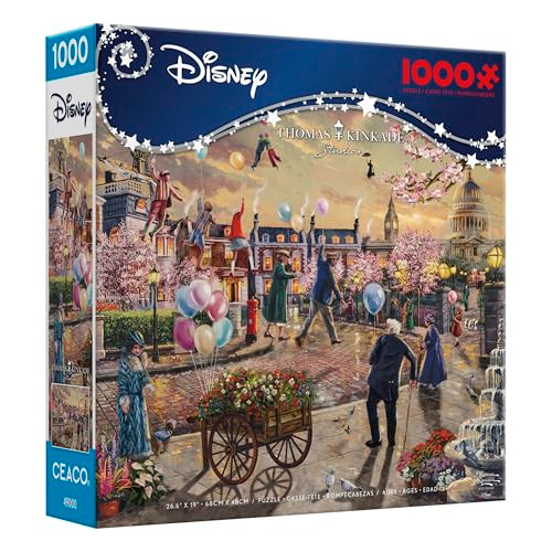 Ceaco - Thomas Kinkade - Disney - Mary Poppins Returns - 1000 Piece Jigsaw Puzzle