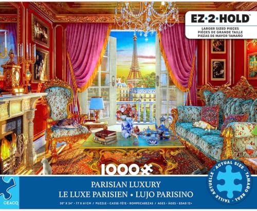 Ceaco - Parisian Luxury - 1000 Larger Sized Piece Jigsaw Puzzle