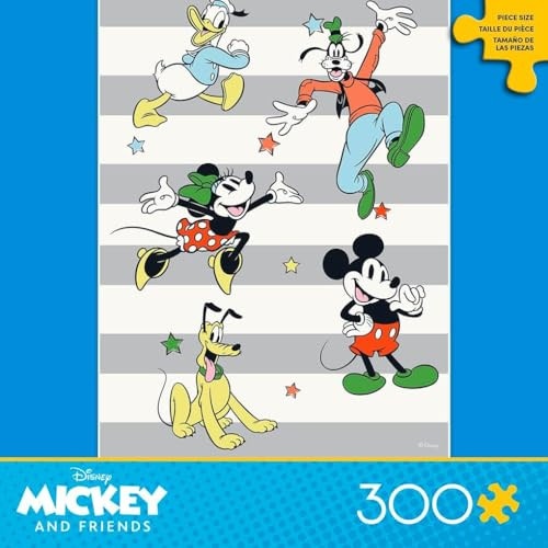 Ceaco - Disney - Mickey And Friends - Cozy Classic - 300 Oversized Piece Jigsaw Puzzle
