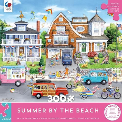 Ceaco - Summer By The Beach - 300 Piece Jigsaw Puzzle