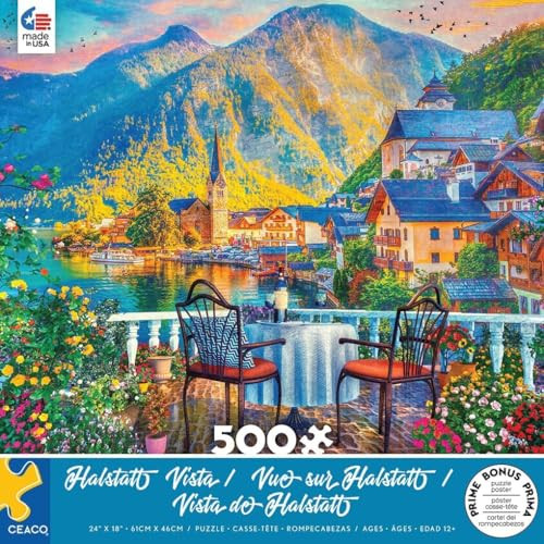 Ceaco - Around The World - Halstatt Vista - 500 Piece Jigsaw Puzzle