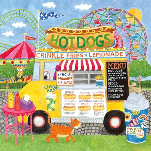 Ceaco - Food Trucks - Hot Dog Truck Ii - 500 Piece Jigsaw Puzzle