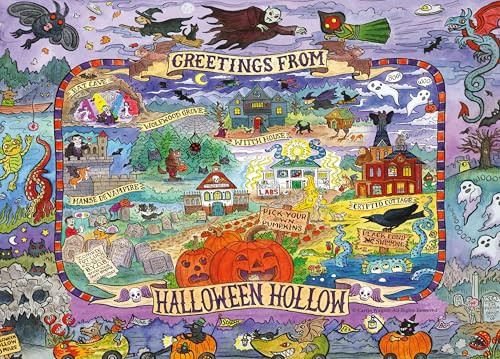 Ceaco Ãƒæ’Ã‚¢Ãƒ¢Ã¢‚¬Å¡Ã‚¬Ãƒ¢Ã¢Š¬Ã…Œ Halloween Hallow 500 Oversized Piece Jigsaw Puzzle Ãƒæ’Ã‚¢Ãƒ¢Ã¢‚¬Å¡Ã‚¬Ãƒ¢Ã¢Š¬Ã‚¹ Large, Oversized Shapes - Great For Adults, Easy To Grip