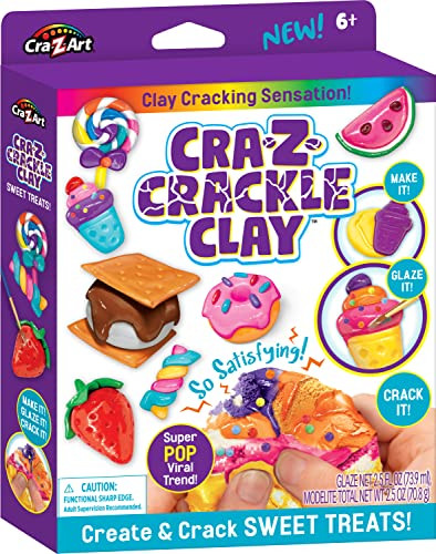 Cra-Z-Art Cra-Z-Crackle Clay Create & Crack Sweet Treats For Ages 6 And Up