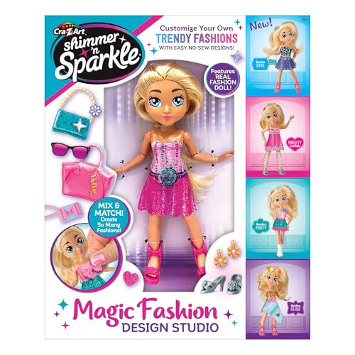 Cra-Z-Art Shimmer 'N Sparkle Magic Fashion Doll Studio