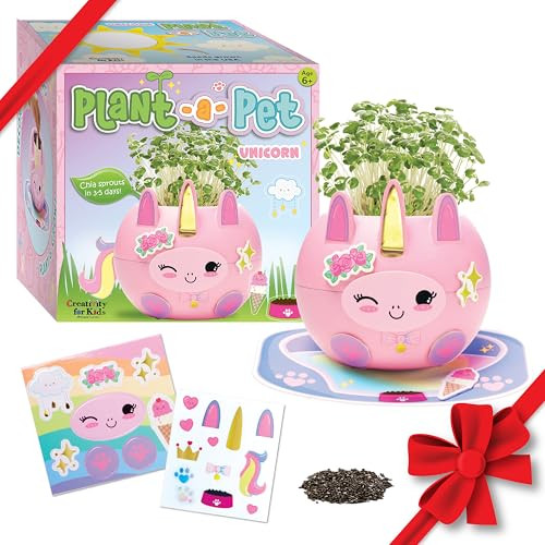 Creativity For Kids Plant-A-Pet: Puppy Toys For Girls - Small s And Stocking Stuffers For Girls, Arts And Crafts For Kids, Diy Activity Set (Ages 6+)