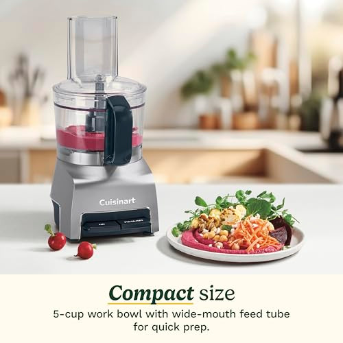 Cuisinart 5-Cup Chop & Shred Food Processor, Silver, Fp-5