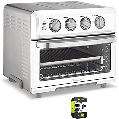 Cuisinart Toa-70 Airfryer Toaster Oven With Grill Stainless Steel Bundle With 1 Yr Cps Enhanced Protection Pack