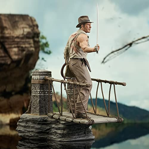 Diamond Select Toys Indiana Jones And The Temple Of Doom: Rope Bridge Deluxe Gallery Statue
