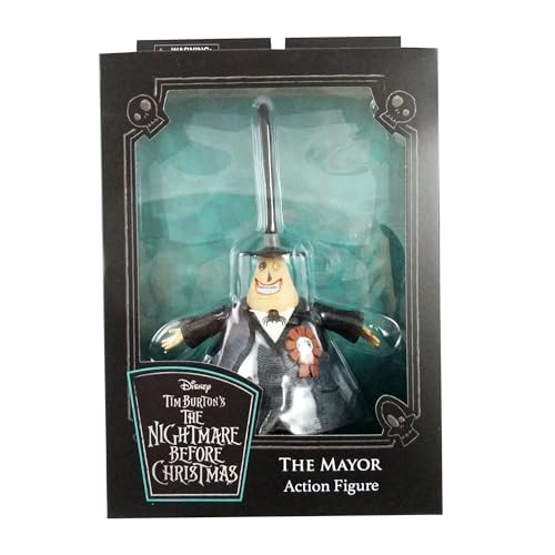 Diamond Select Toys The Nightmare Before Christmas Best Of Series: Mayor Action Figure, Multicolor