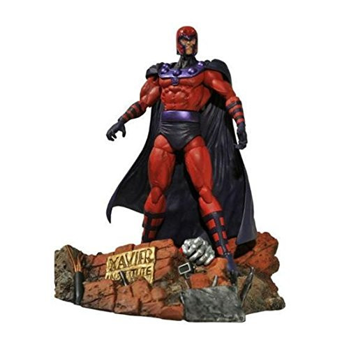 Diamond Select Toys Marvel Select Magneto, Plastic Made, 16 Points Of Articulation, And Gabriel Marquez Sculpted 7-Inch Action Figure