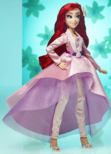 Disney Princess Style Series, Ariel Fashion Doll In A Modern Style With Earrings And Shoes. Collectable Doll For 6 Years And Up