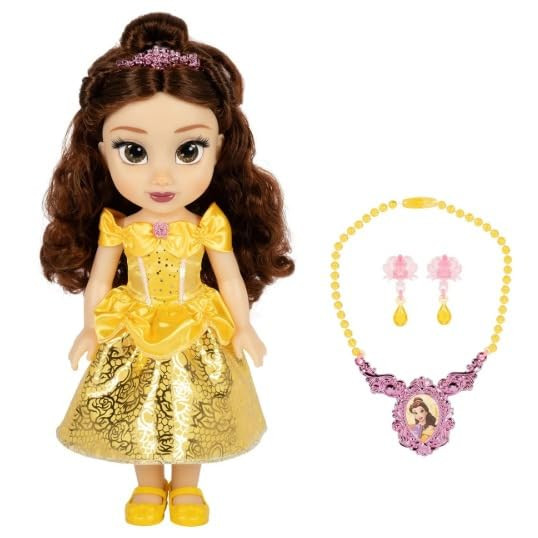 Disney Princess Disney Style With Me 14" Toddler Doll With Child Sized Jewelry -Belle