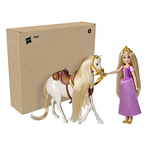Disney Princess Rapunzel And Maximus Fashion Doll And Horse, Accessories And Removable Clothes, Toy For Kids 3 Years And Up ( Exclusive)