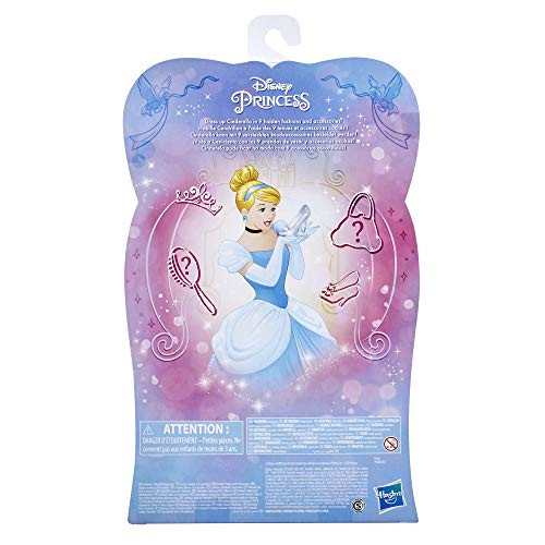 Disney Princess Style Surprise Cinderella Fashion Doll With 10 Fashions And Accessories,  Surprises Toy For Girls 3 Years Old And Up