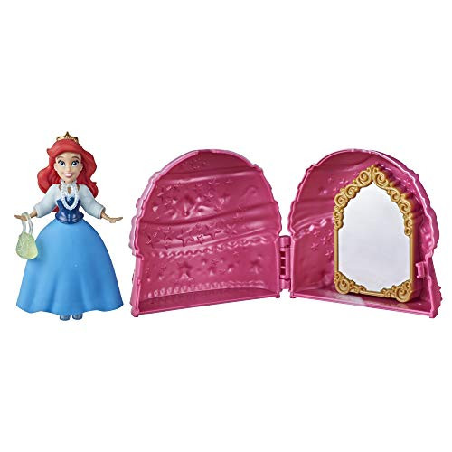 Disney Princess Secret Styles Fashion Surprise Ariel, Mini Doll Playset With Extra Clothes And Accessories, Toy For Girls 4 And Up