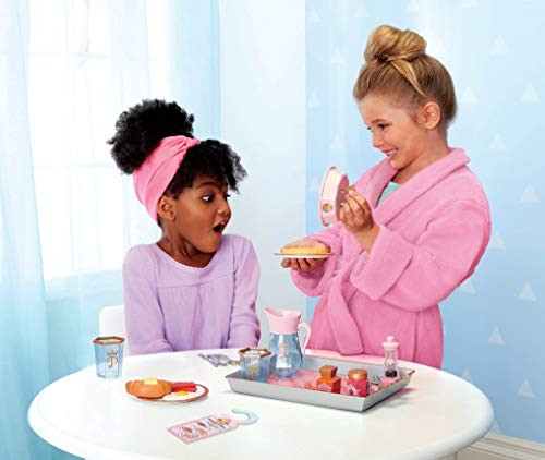 Disney Princess Style Collection Room Service Pretend Play Toy Set - With Serving Tray, Plate Cover, Pitcher & More For A Great Pretend Travel Experience - Girls Ages 3+