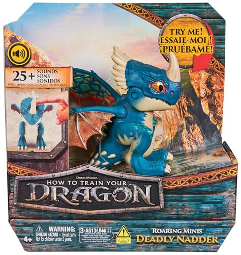Dreamworks Dragons Dreamworks How To Train Your Dragon Interactive Mini Dragon Figure With Sound Effects Toy For Children 4 Years And Up